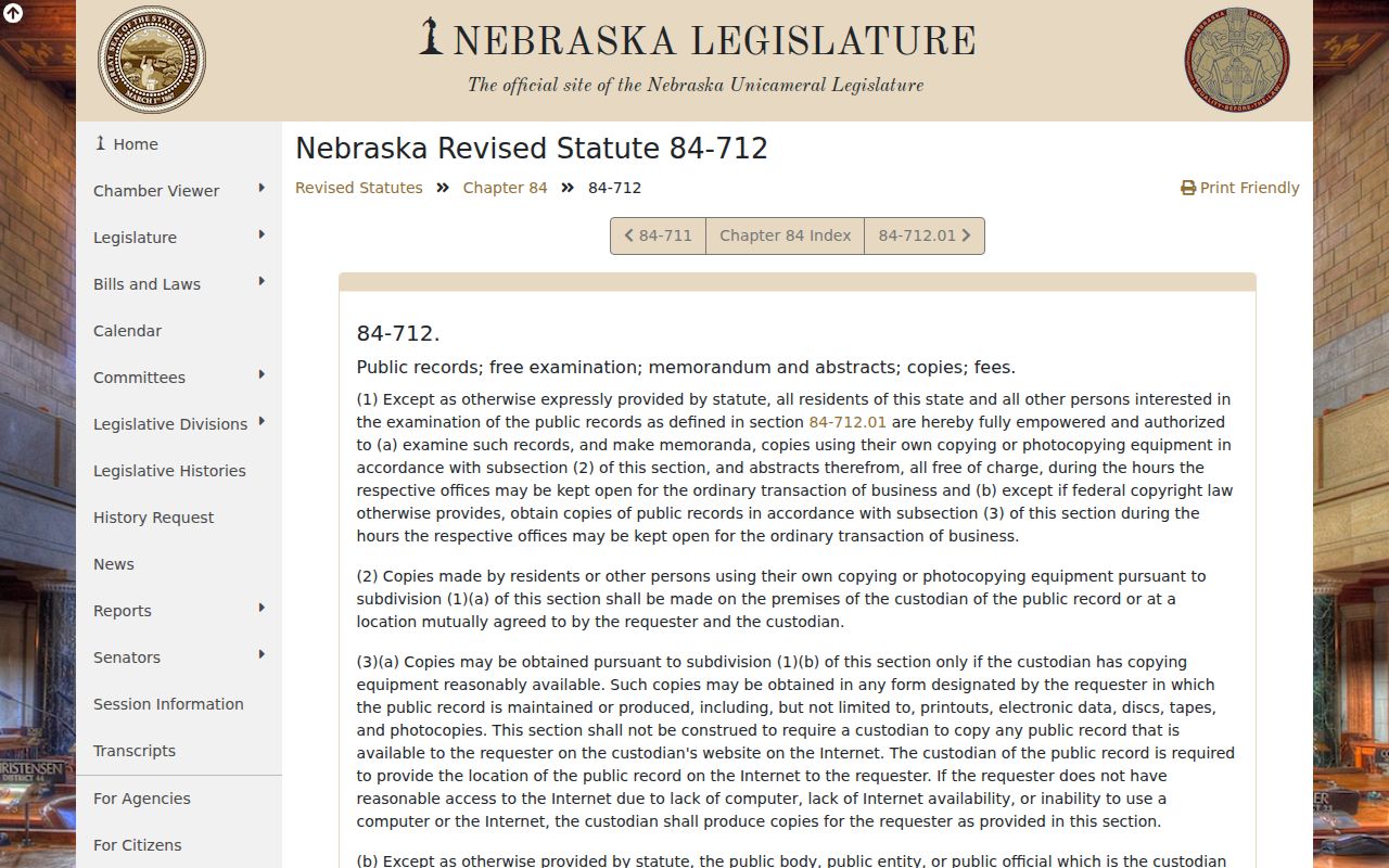 Douglas County court record Nebraska Public Records Act