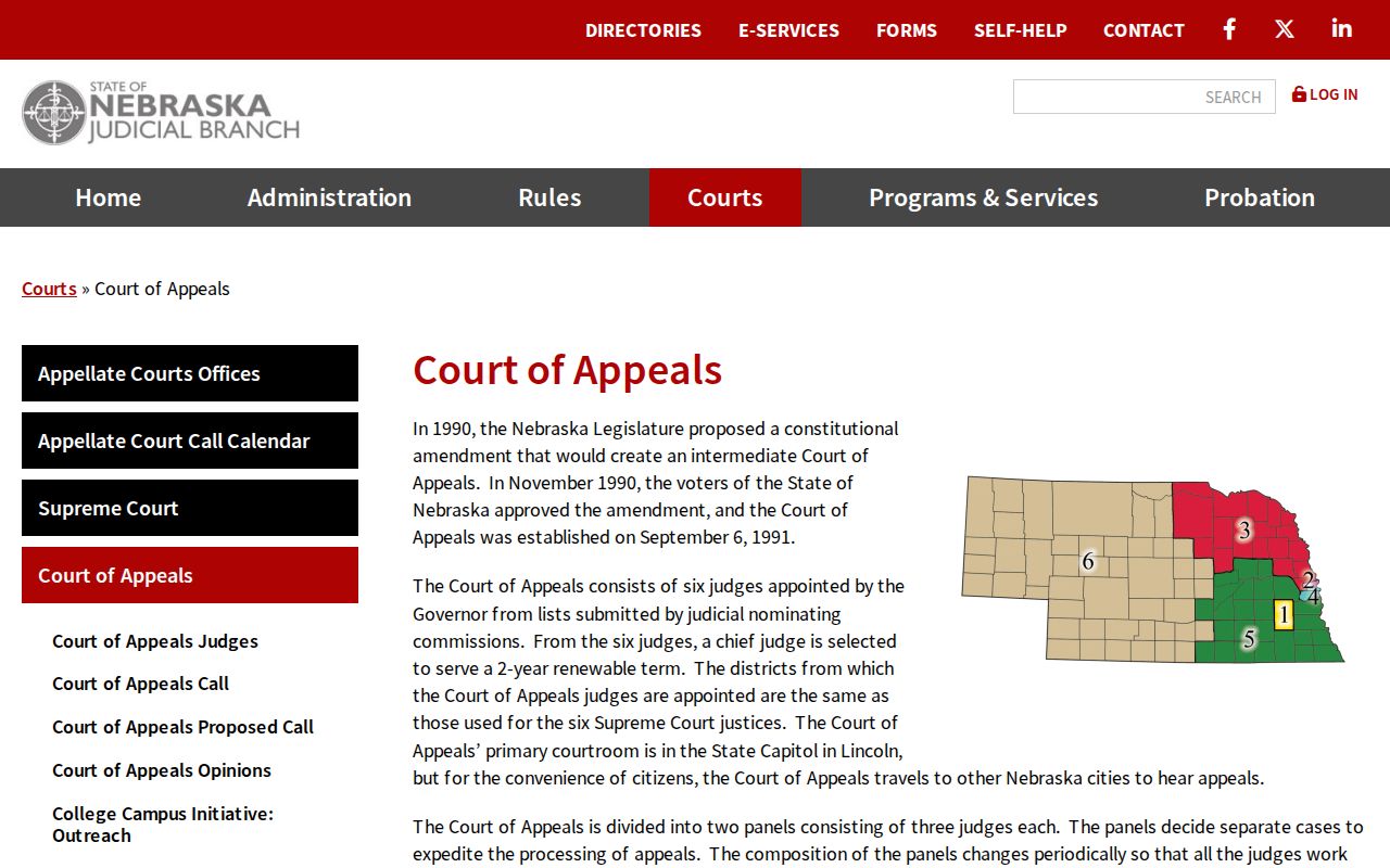 Ralston court docket Nebraska Court of Appeals record route