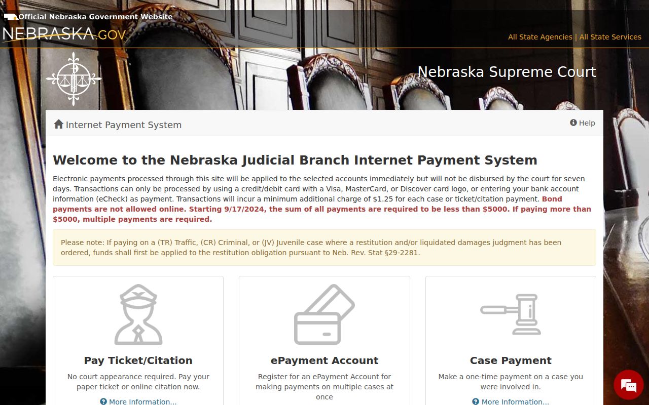 Douglas County traffic ticket ePayment portal